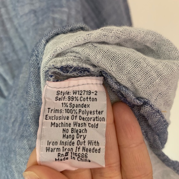 Johnny Was Carla Ruffle Boho Gauze Blouses NWT - Picture 6 of 8